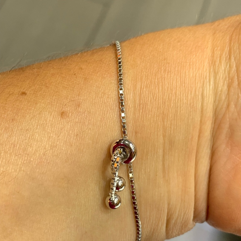 Tennis bracelet 925 with ideal cut cz’s - Picture 4 of 7